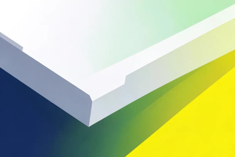 Close-up of a white quartz worktop edge showing its smooth, non-porous texture and durability.